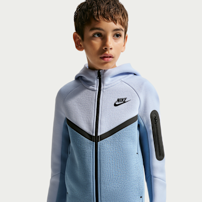 Nike Sportswear Tech Fleece Big Kids' Full-Zip Hoodie. Nike.com